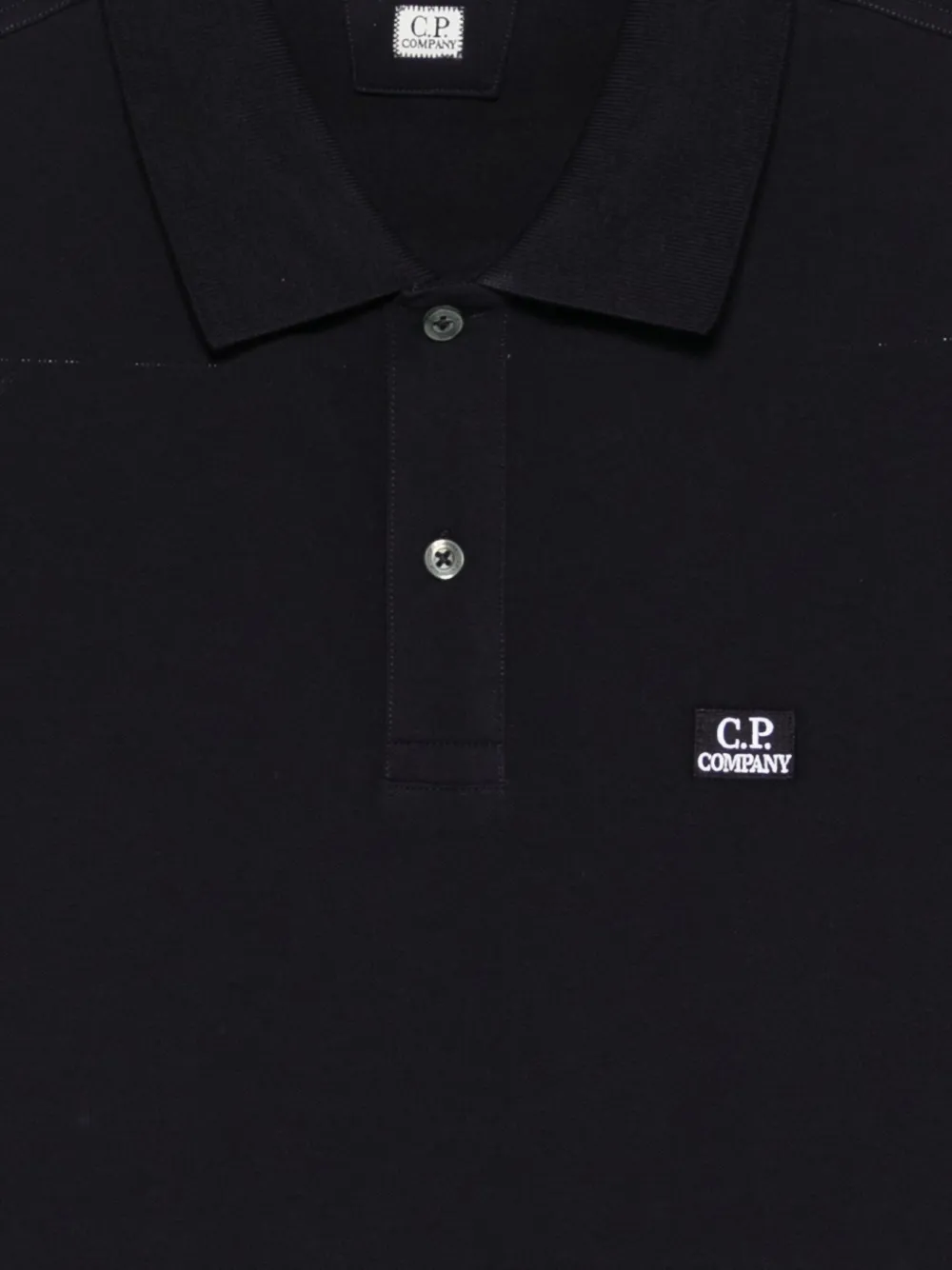 C.P. Company Poloshirt met logopatch Blauw
