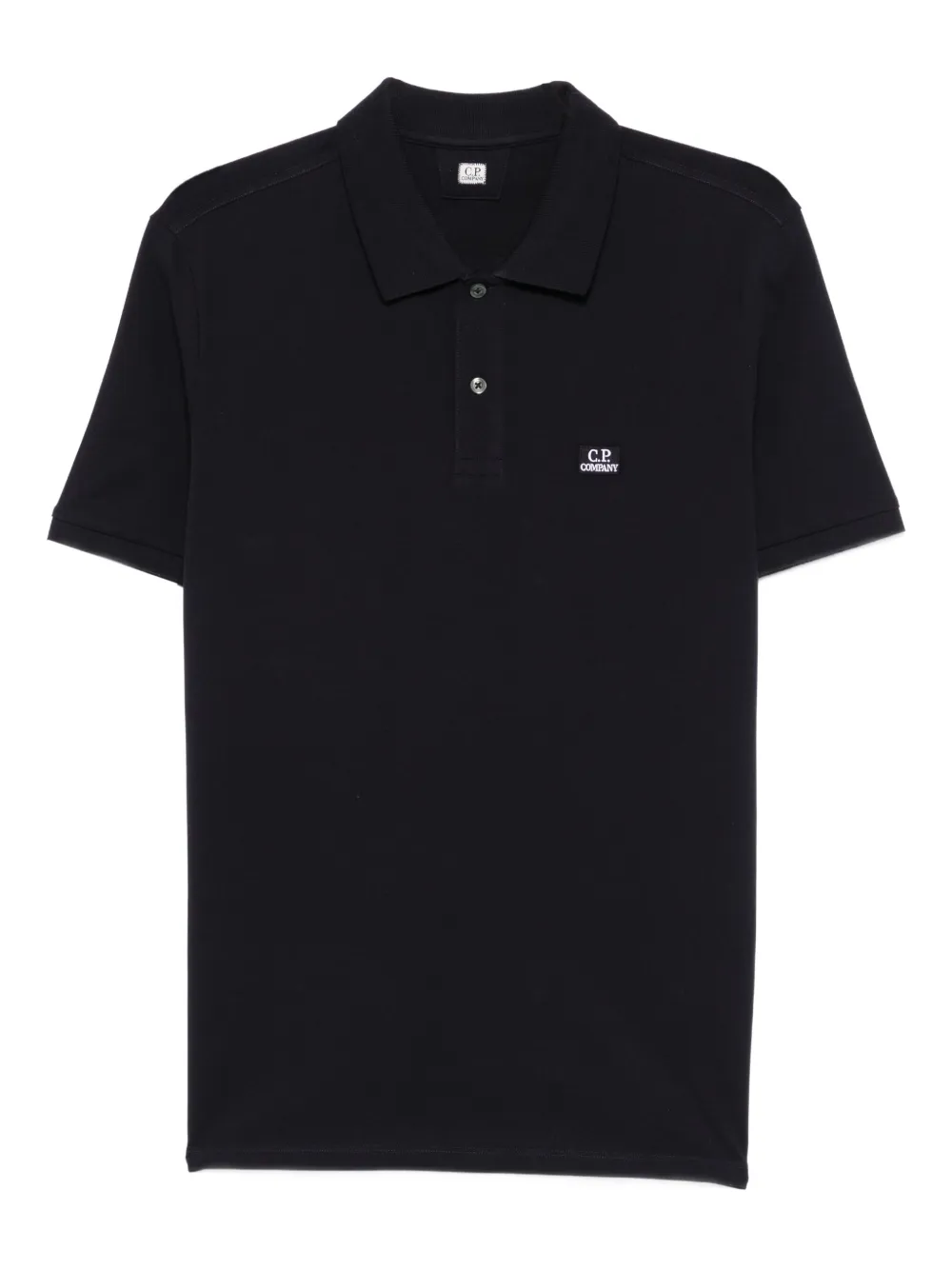 C.P. Company Poloshirt met logopatch Blauw