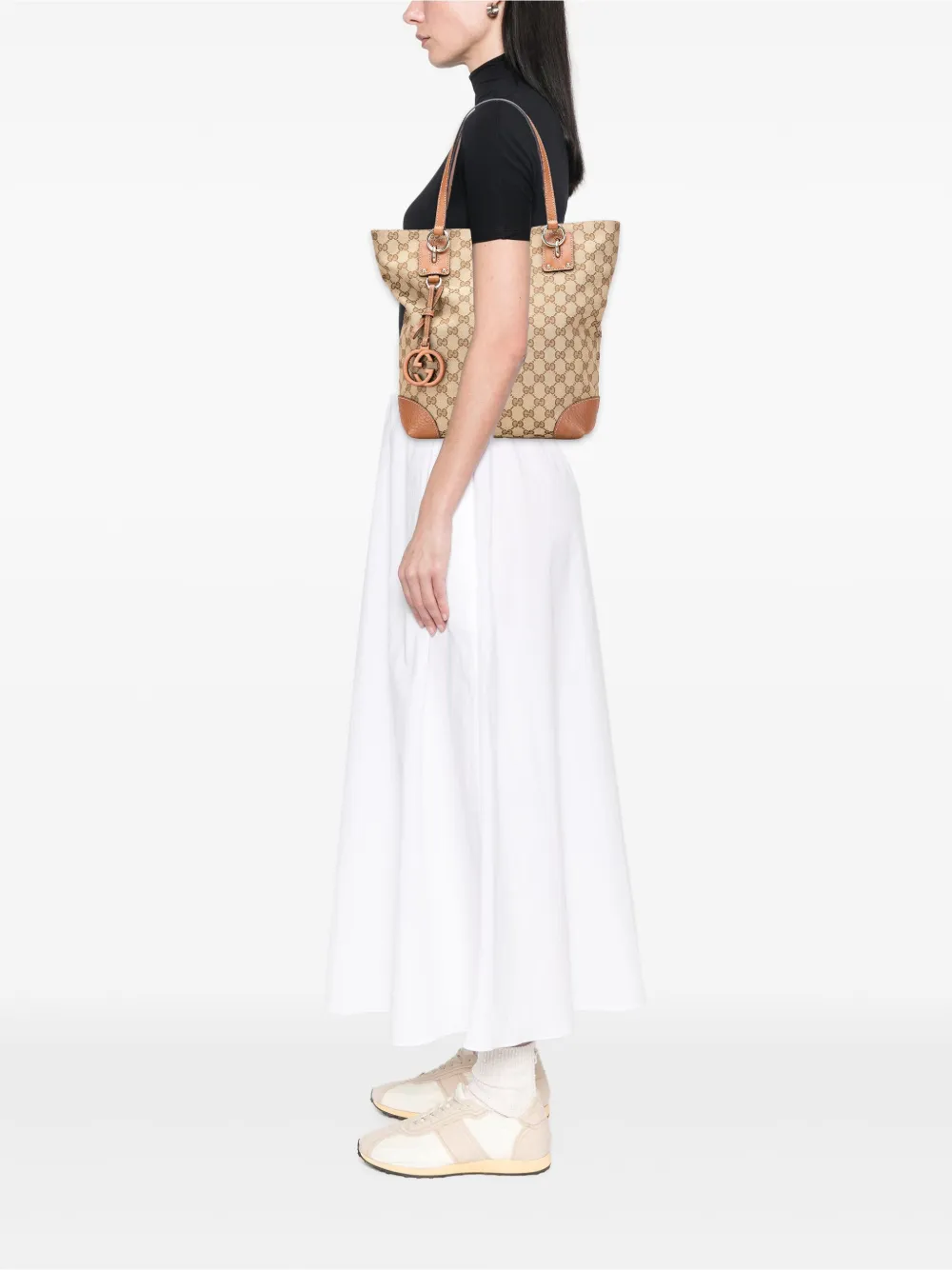 Gucci Pre-Owned 2000-2015 GG Canvas GG Charm tote bag | Pre-Owned | Image 2