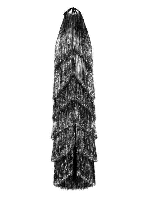 Aleksandre Akhalkatsishvili fringe maxi dress