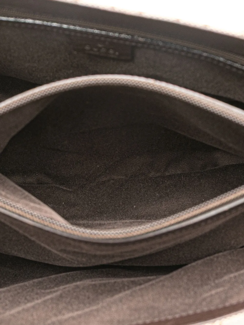 Pre-owned Gucci 2000-2015 Gg Canvas Bamboo Tote Bag In Brown