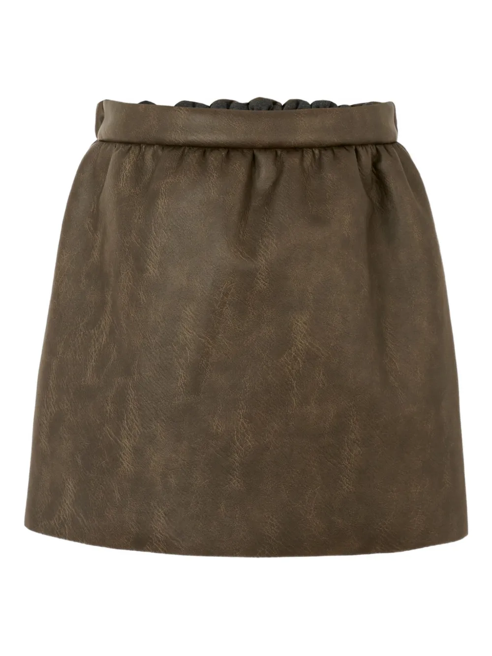 Douuod Kids elastic-waistband casual skirt Bruin