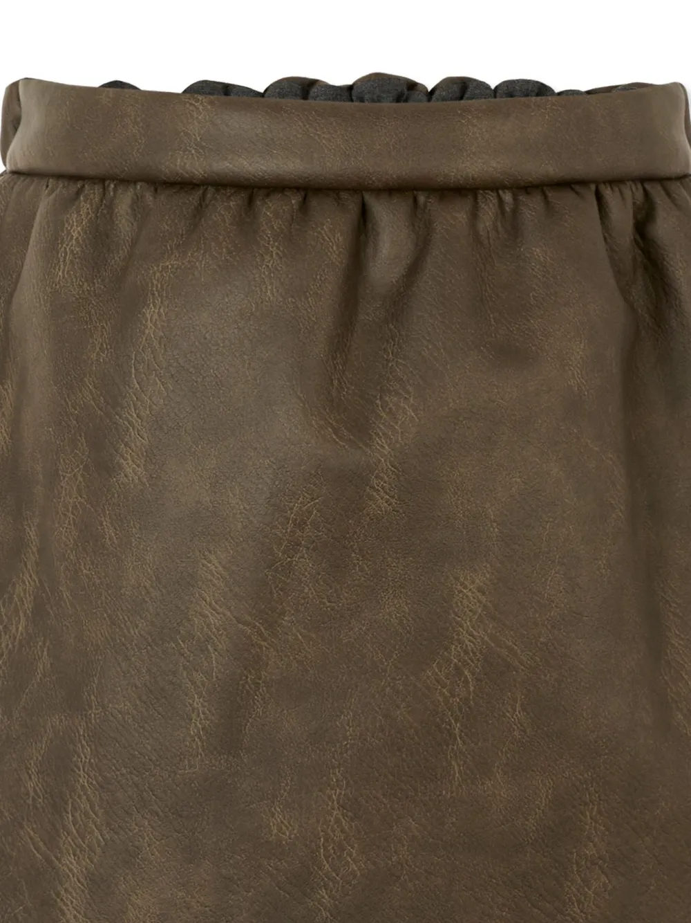 Douuod Kids elastic-waistband casual skirt Bruin