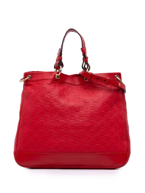 Gucci Pre-Owned 2016-2025 Medium Guccissima Valentine Top Handle Bag satchel