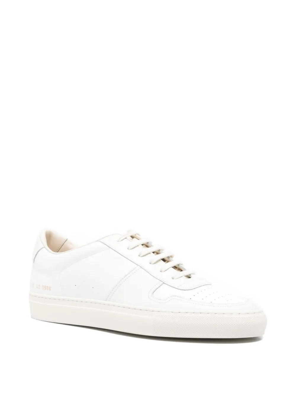 Common Projects leather panelled sneakers White