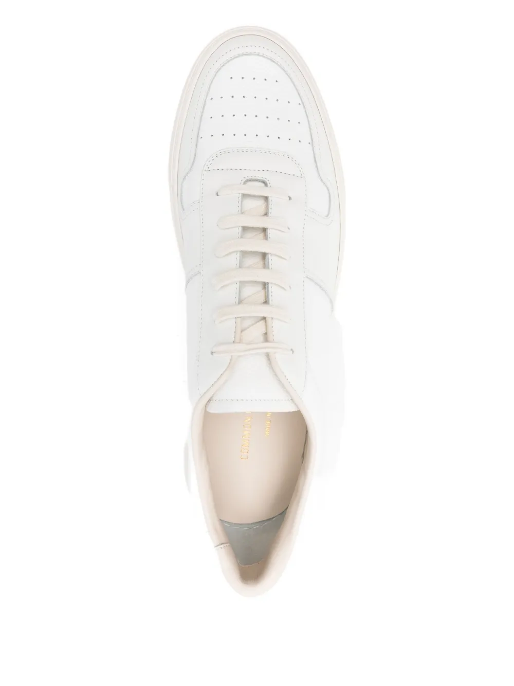 Common Projects leather panelled sneakers White