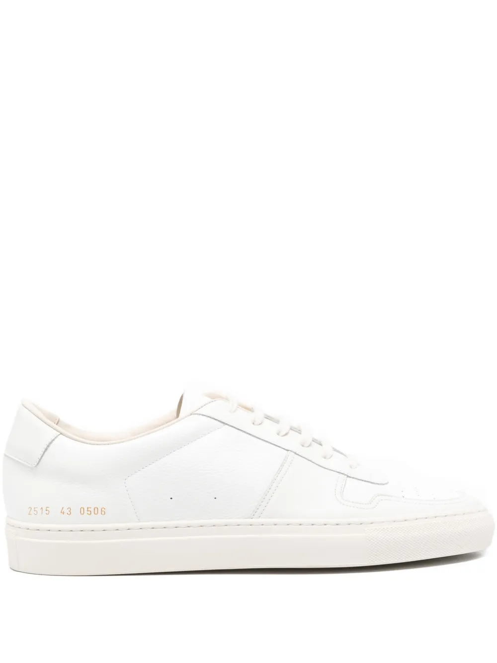 Common Projects leather panelled sneakers White