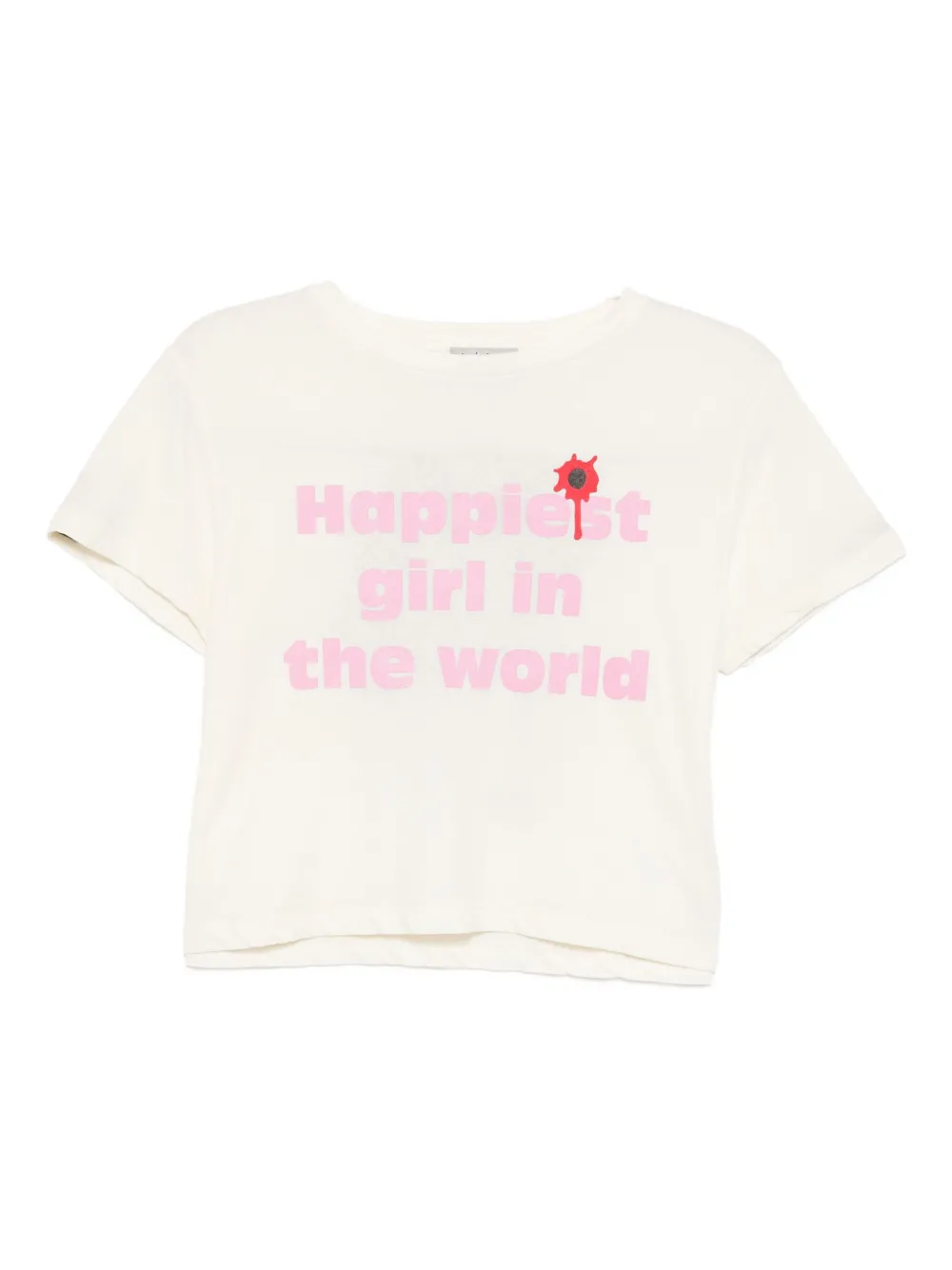 Ashley Williams Happy T-shirt Beige