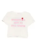 Ashley Williams Happy T-shirt - Neutrals