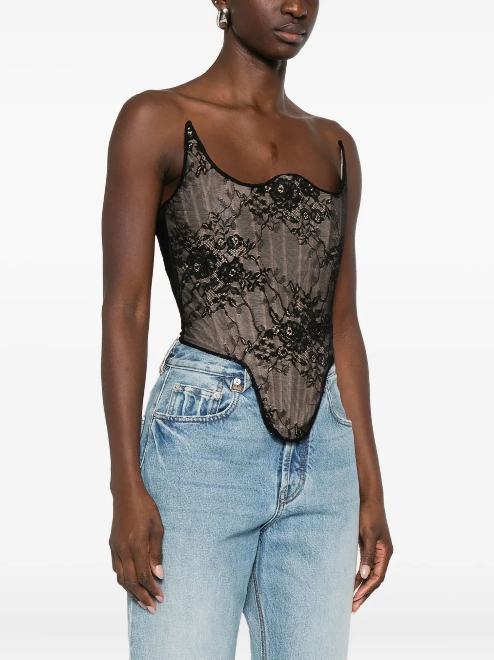 Giuseppe Di Morabito Korset top Zwart