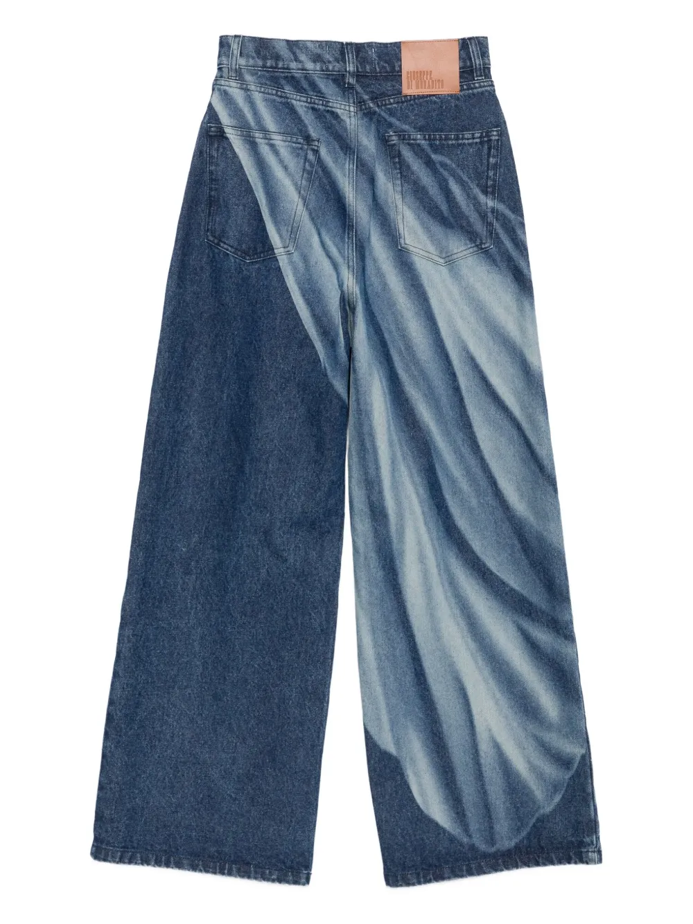 Giuseppe Di Morabito Jeans met wijde pijpen - Blauw