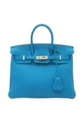 Hermès Pre-Owned 2017 Togo Birkin Retourne 25 handbag - Blue