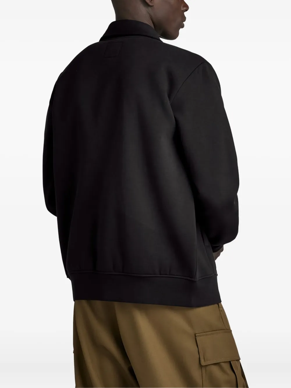 G-Star RAW Sweater met geborduurd logo Zwart