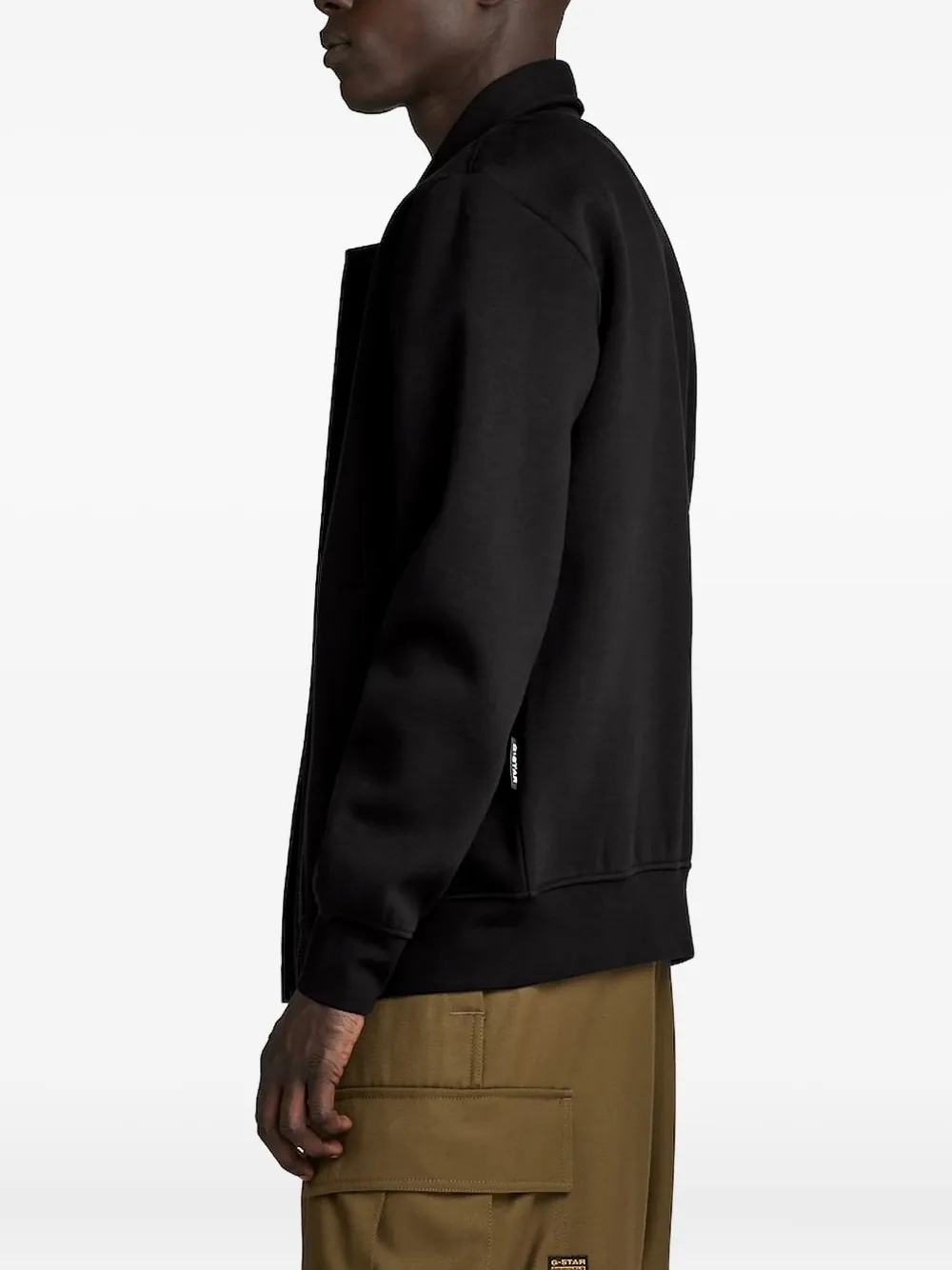 G-Star RAW Sweater met geborduurd logo Zwart