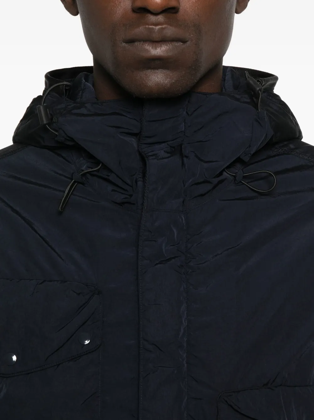 C.P. Company hooded multipocket jacket Blauw