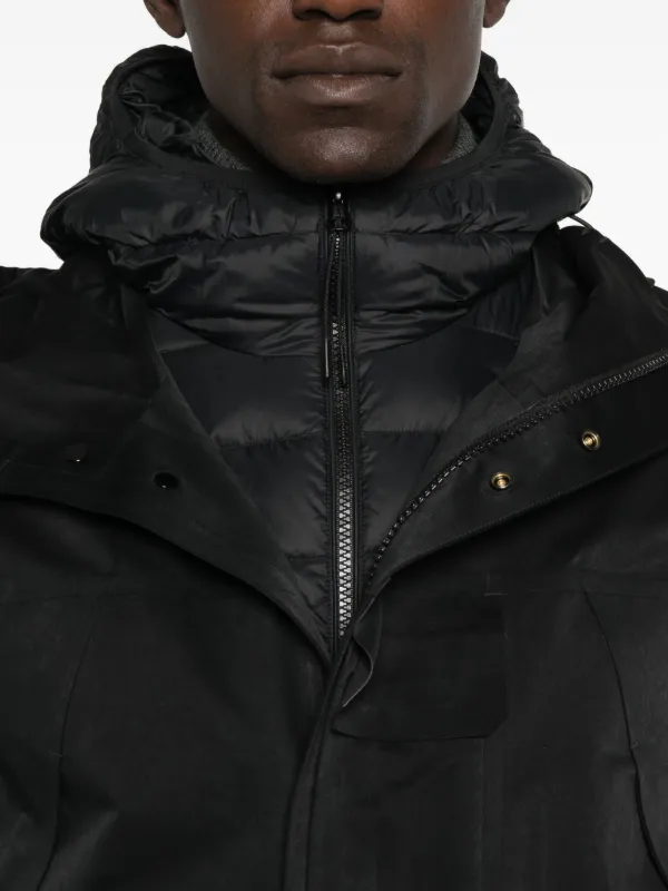 CP COMPANY フーデッドテックコート C.P. Company GORE-TEX コート | ブラック | FARFETCH JP