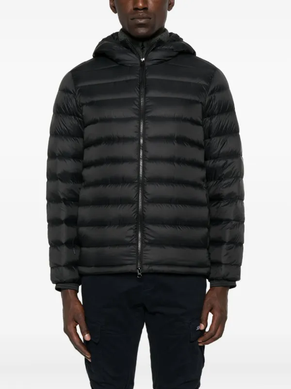 C.P. Company フーデッド パネルコート | ブラック | FARFETCH JP