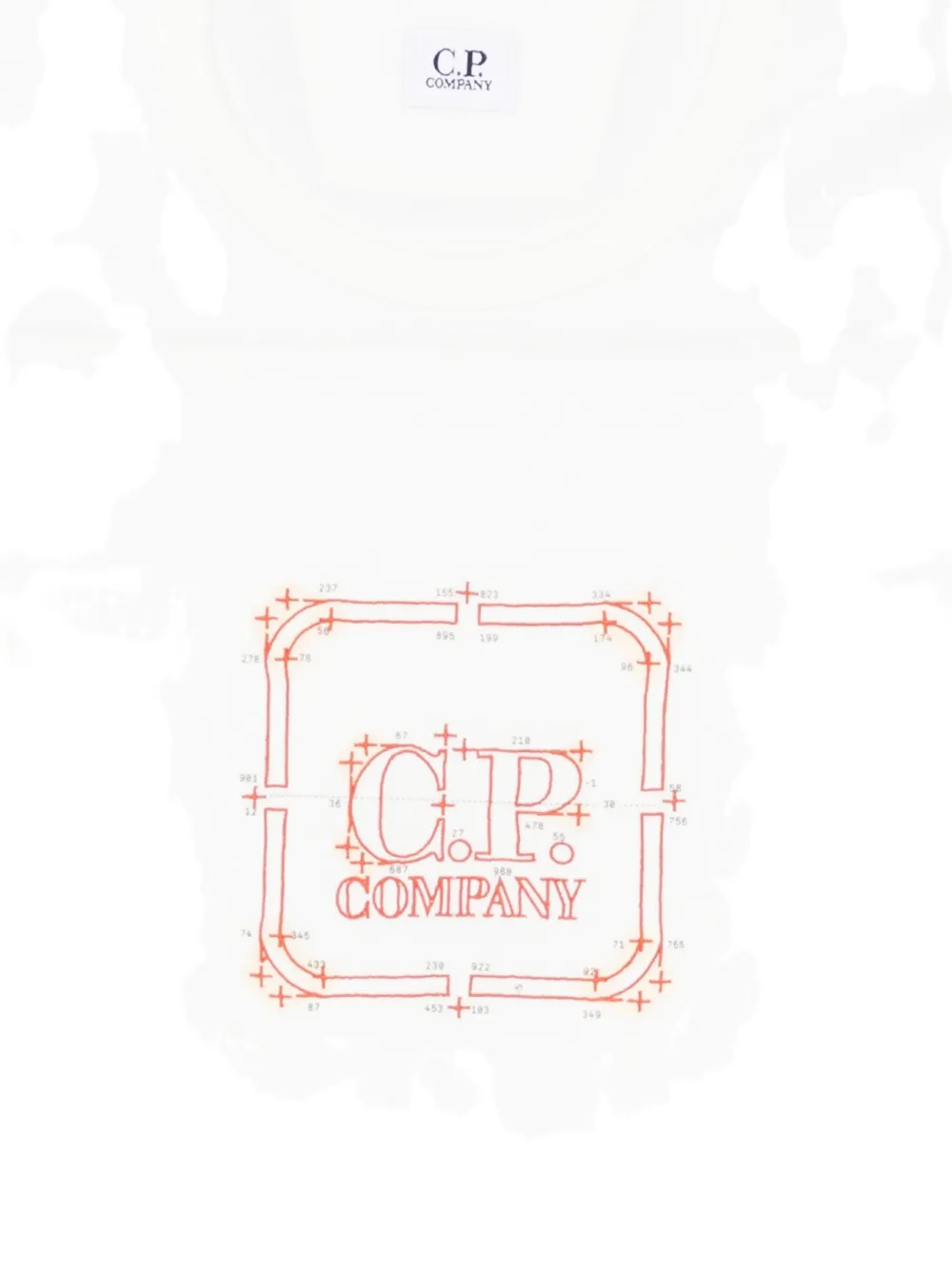 C.P. Company Katoenen T-shirt met logoprint Wit