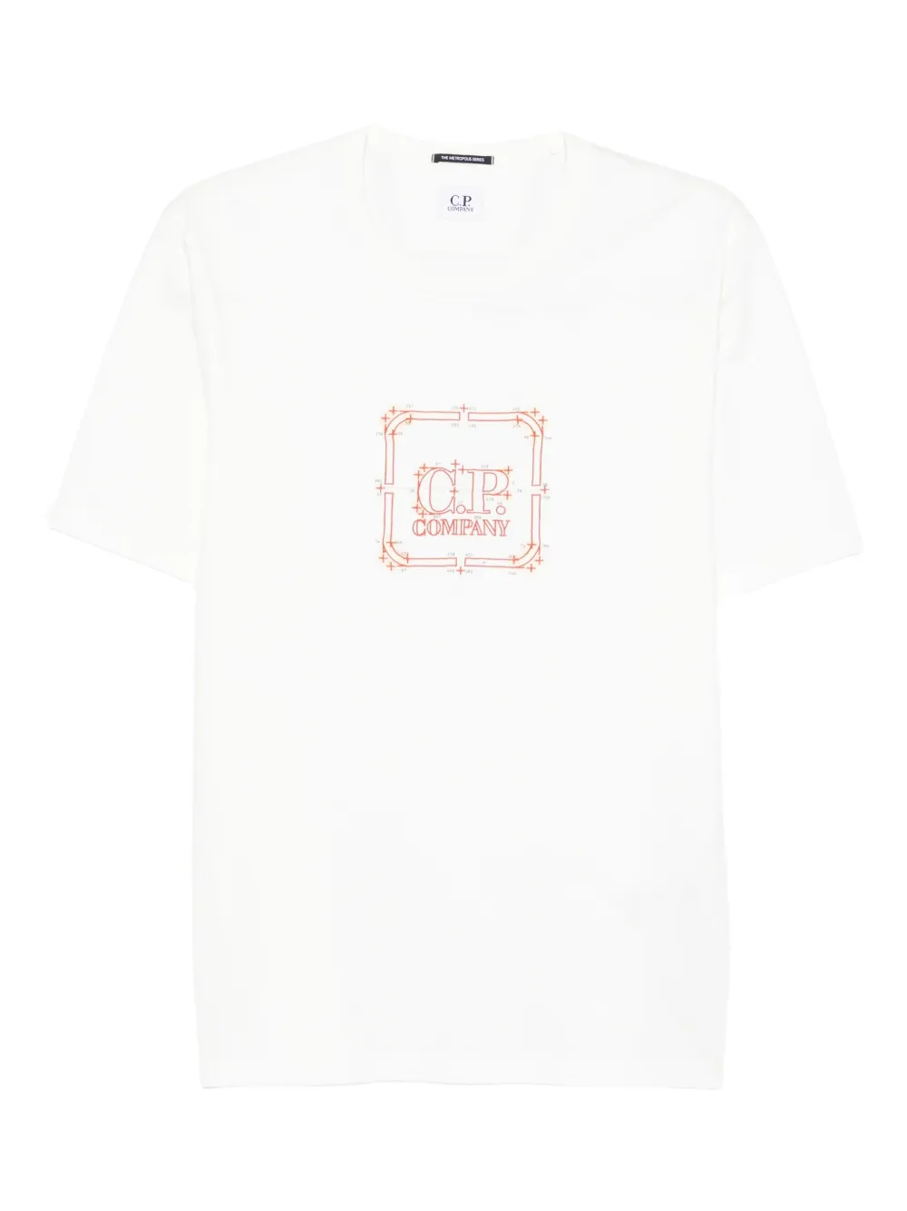 C.P. Company Katoenen T-shirt met logoprint Wit