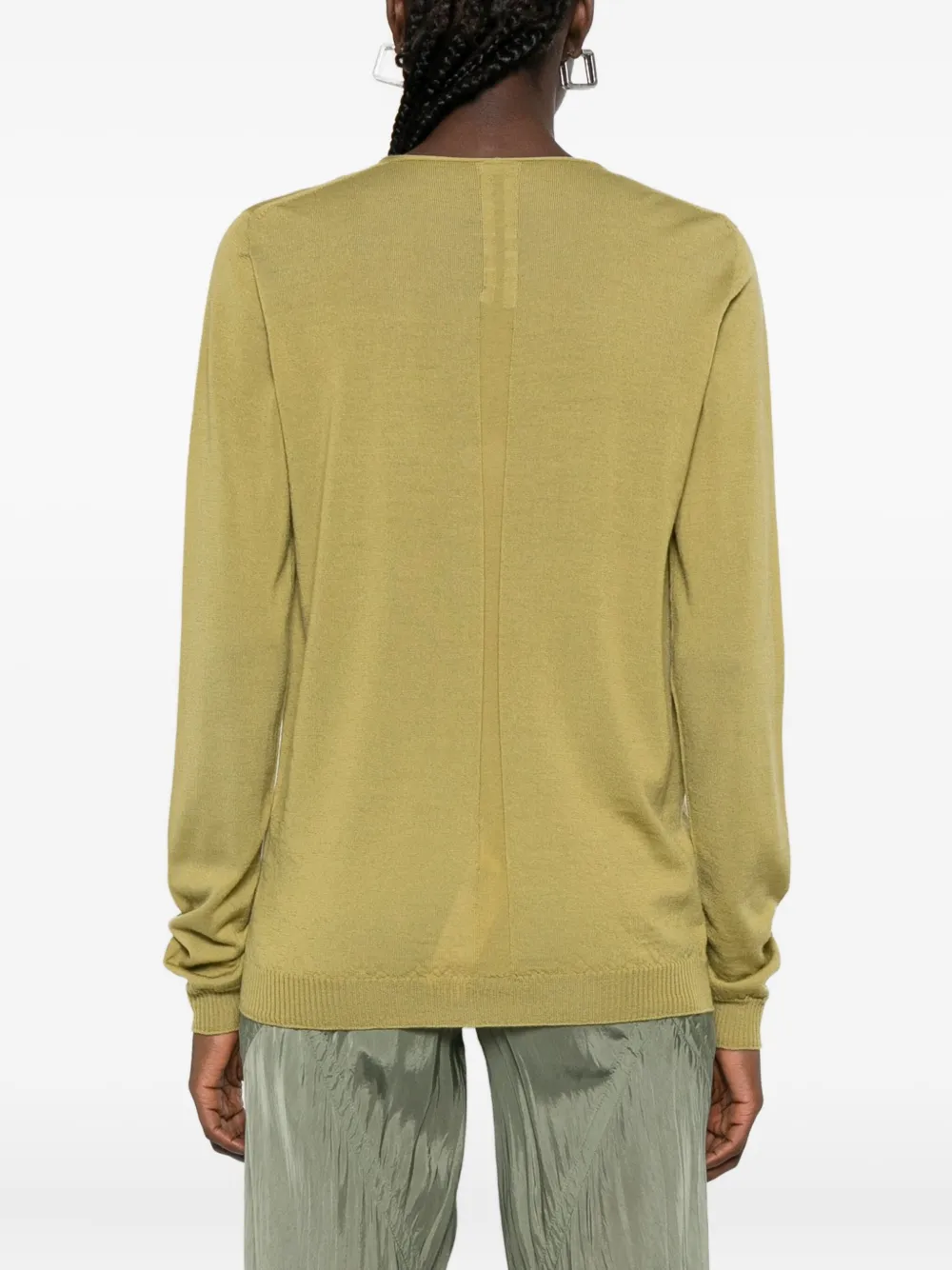 Rick Owens Sweater met V-hals Groen