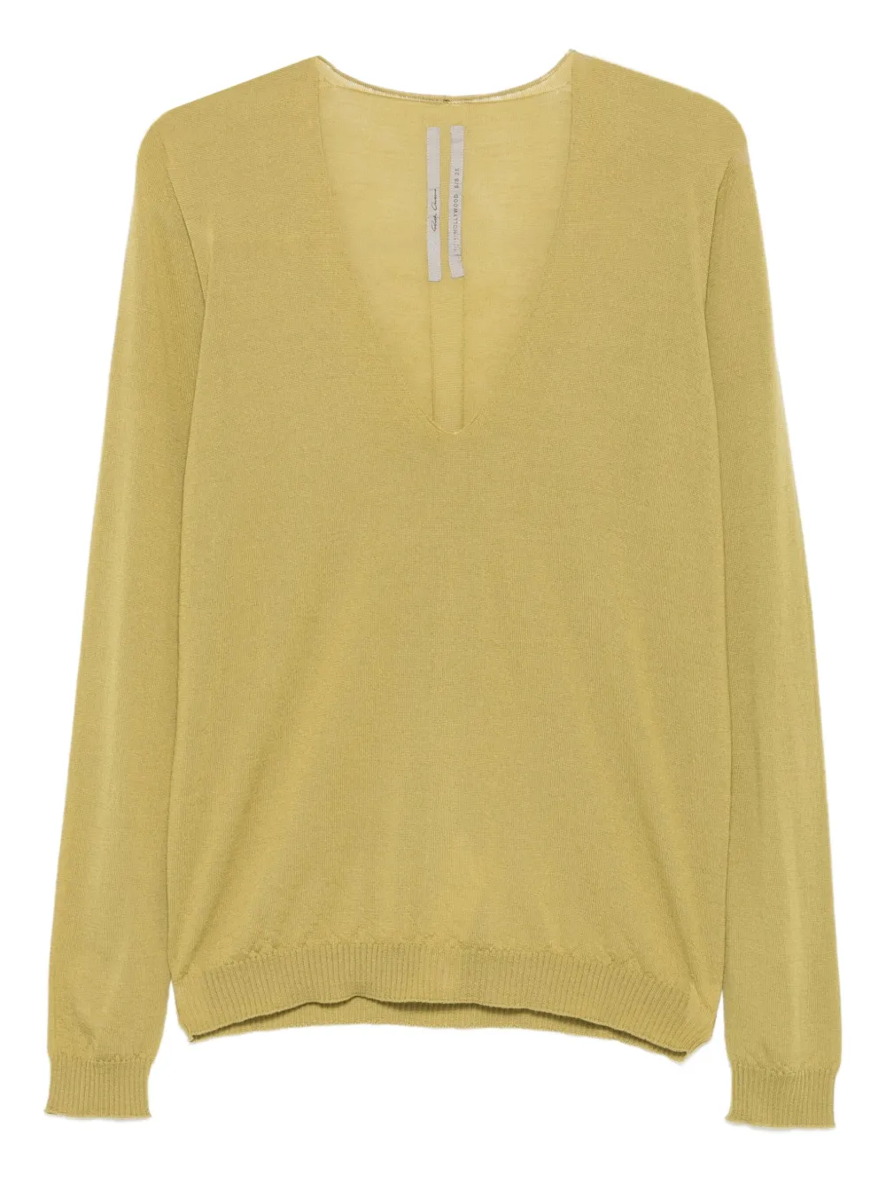 Rick Owens Sweater met V-hals Groen