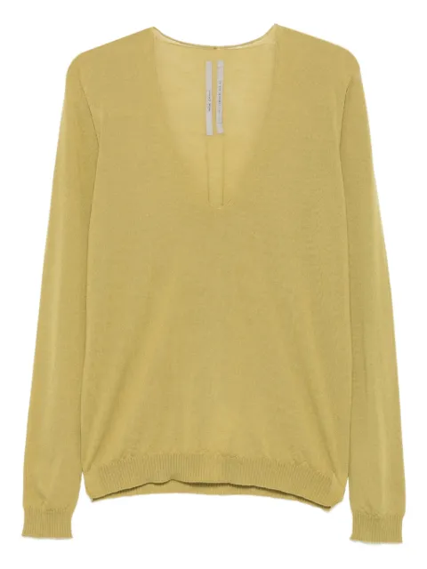Rick Owens V-neck wool sweater
