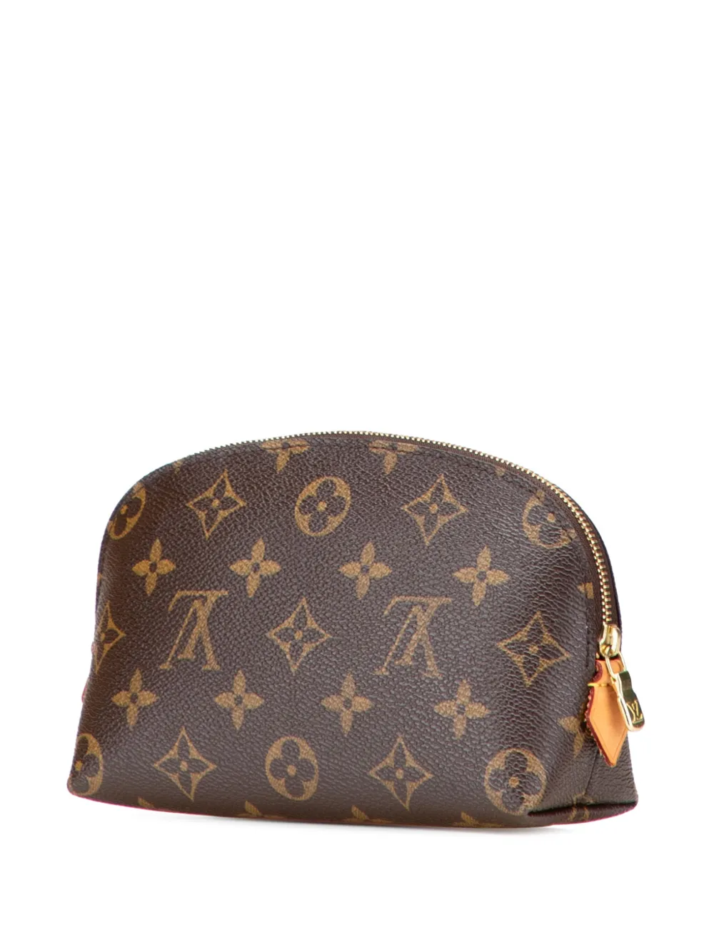 Pre-owned Louis Vuitton 2006 Monogram Cosmetic Pm Pouch In Brown