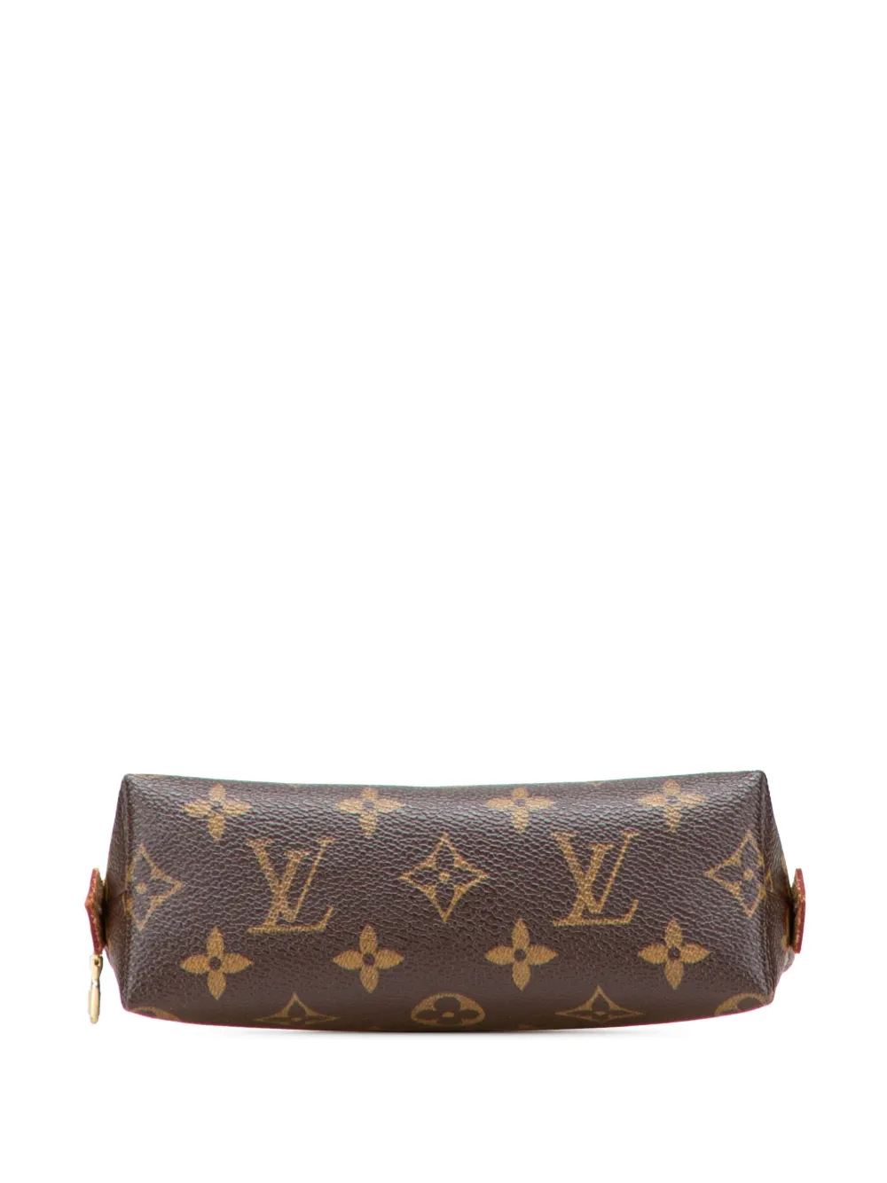 Pre-owned Louis Vuitton 2006 Monogram Cosmetic Pm Pouch In Brown
