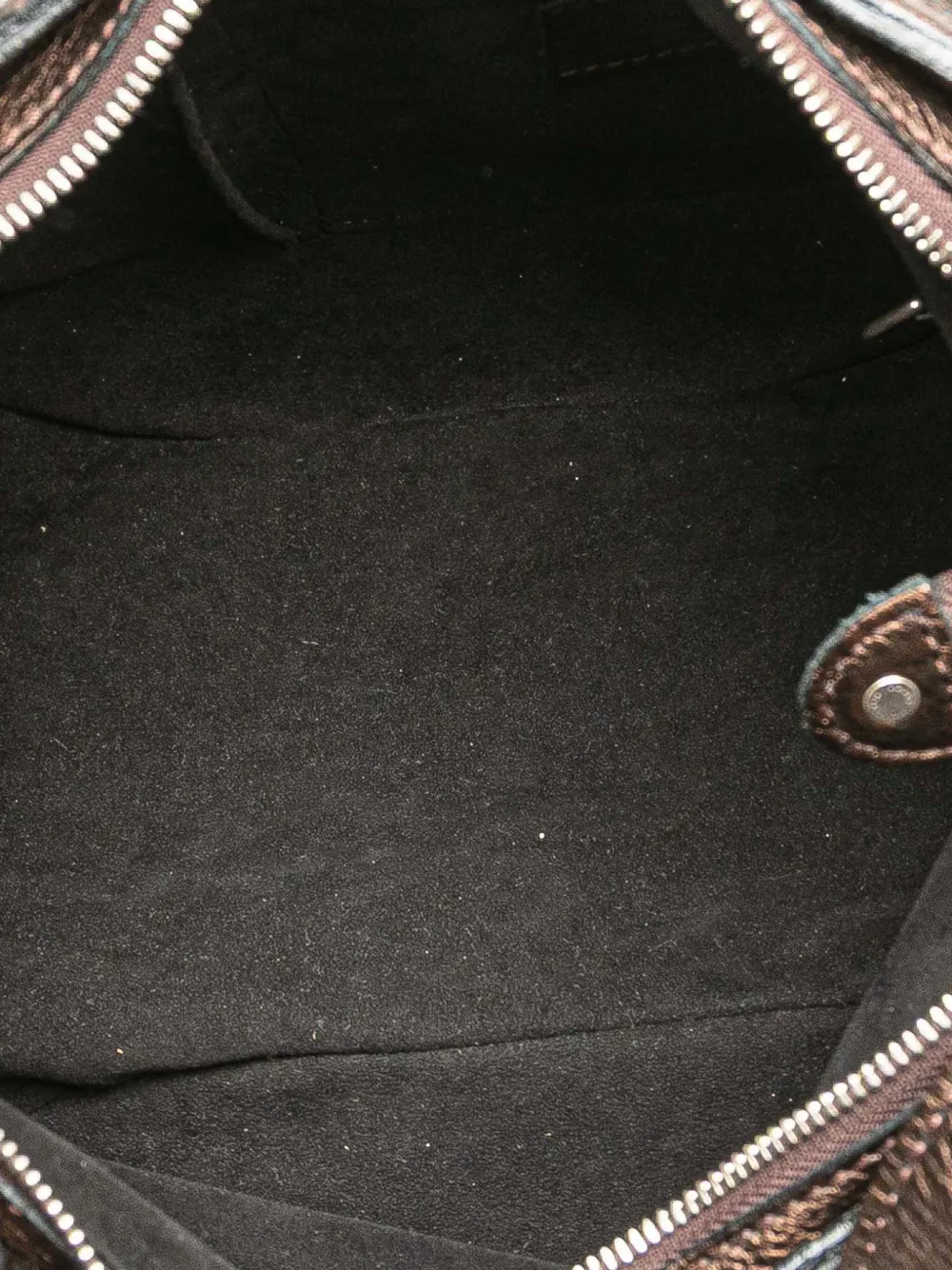 Pre-owned Louis Vuitton 2008 Monogram Mahina Xs Crossbody Bag In Brown