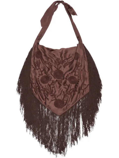 Bimba y Lola bolsa de hombro bordada grande