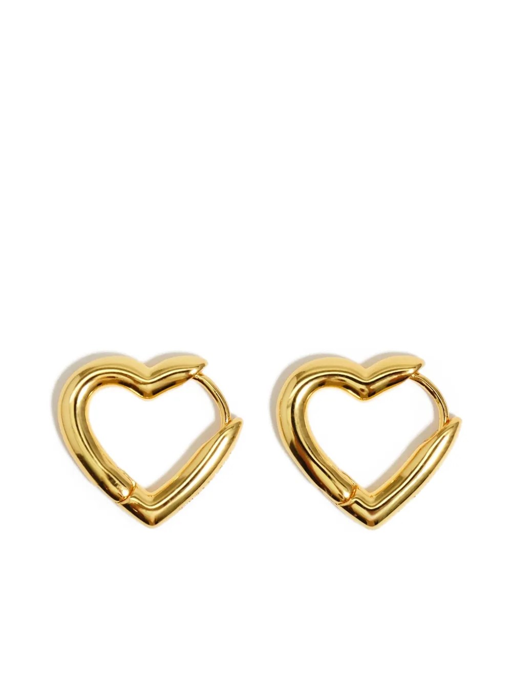 Bimba y Lola arracadas en forma de corazón | dorado | Image 1