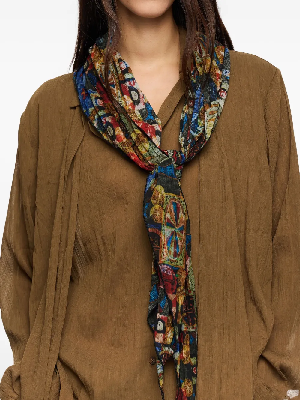 Bimba Y Lola Full Mask Scarf In Multi