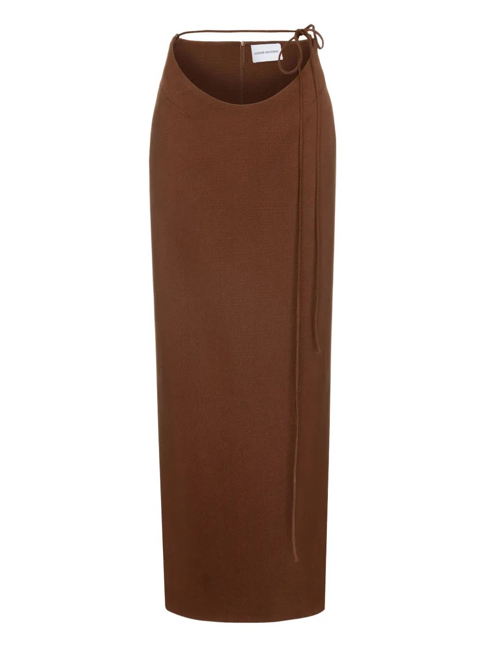 Aleksandre Akhalkatsishvili Cut-out Maxi Skirt In Brown