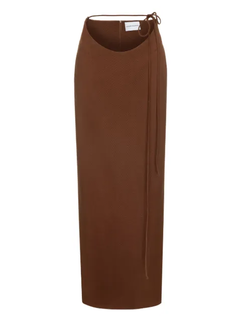 Aleksandre Akhalkatsishvili cut-out maxi skirt