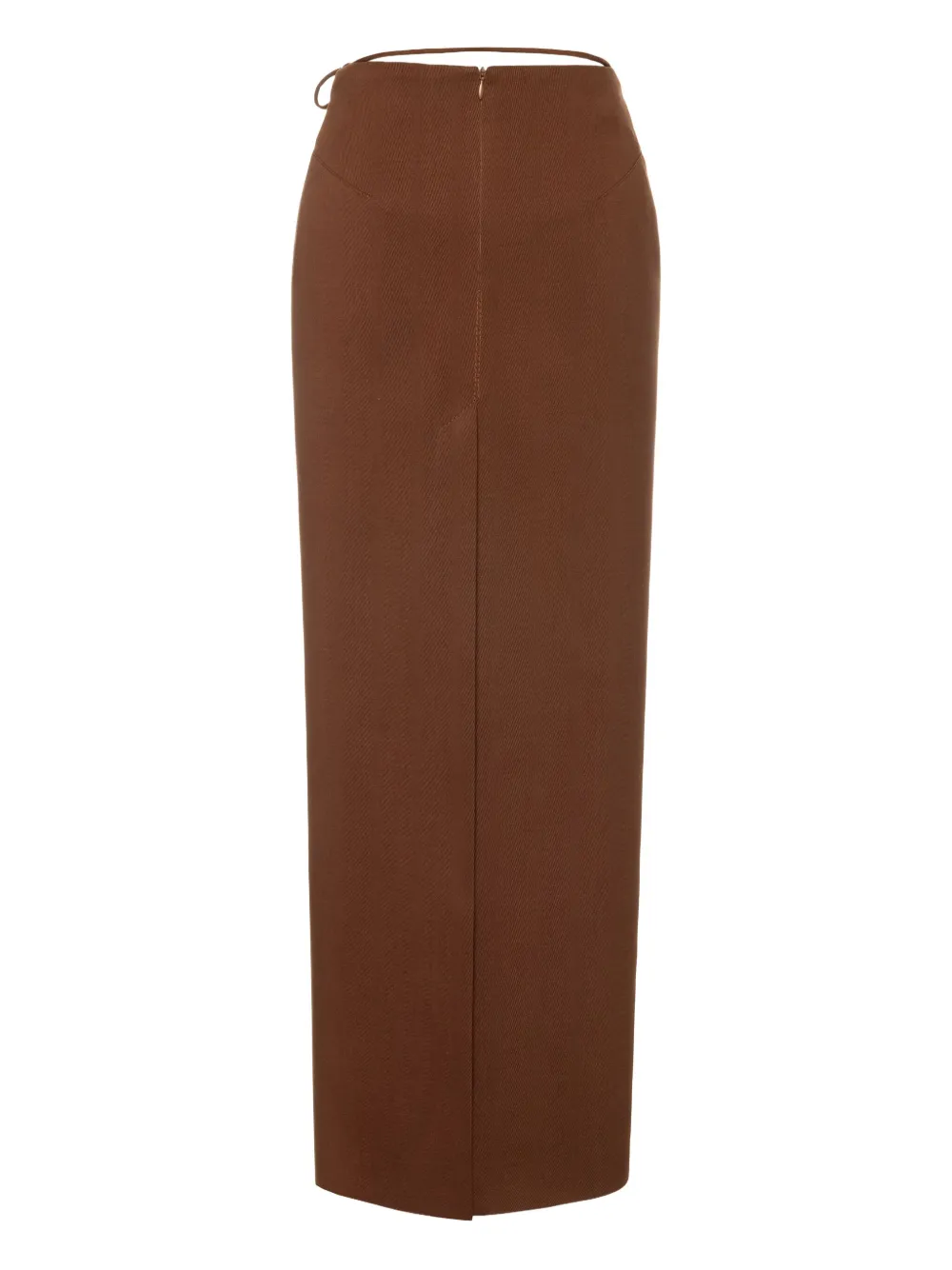 Aleksandre Akhalkatsishvili Cut-out Maxi Skirt In Brown