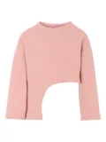 Douuod Kids cut-out crew-neck sweatshirt - Pink