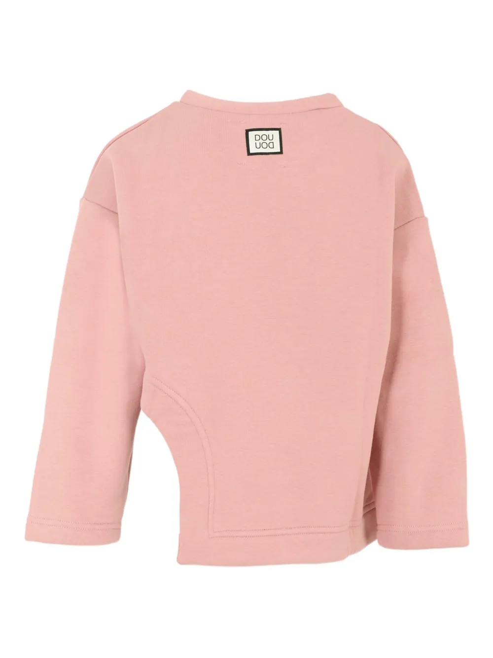 Douuod Kids cut-out crew-neck sweatshirt Roze