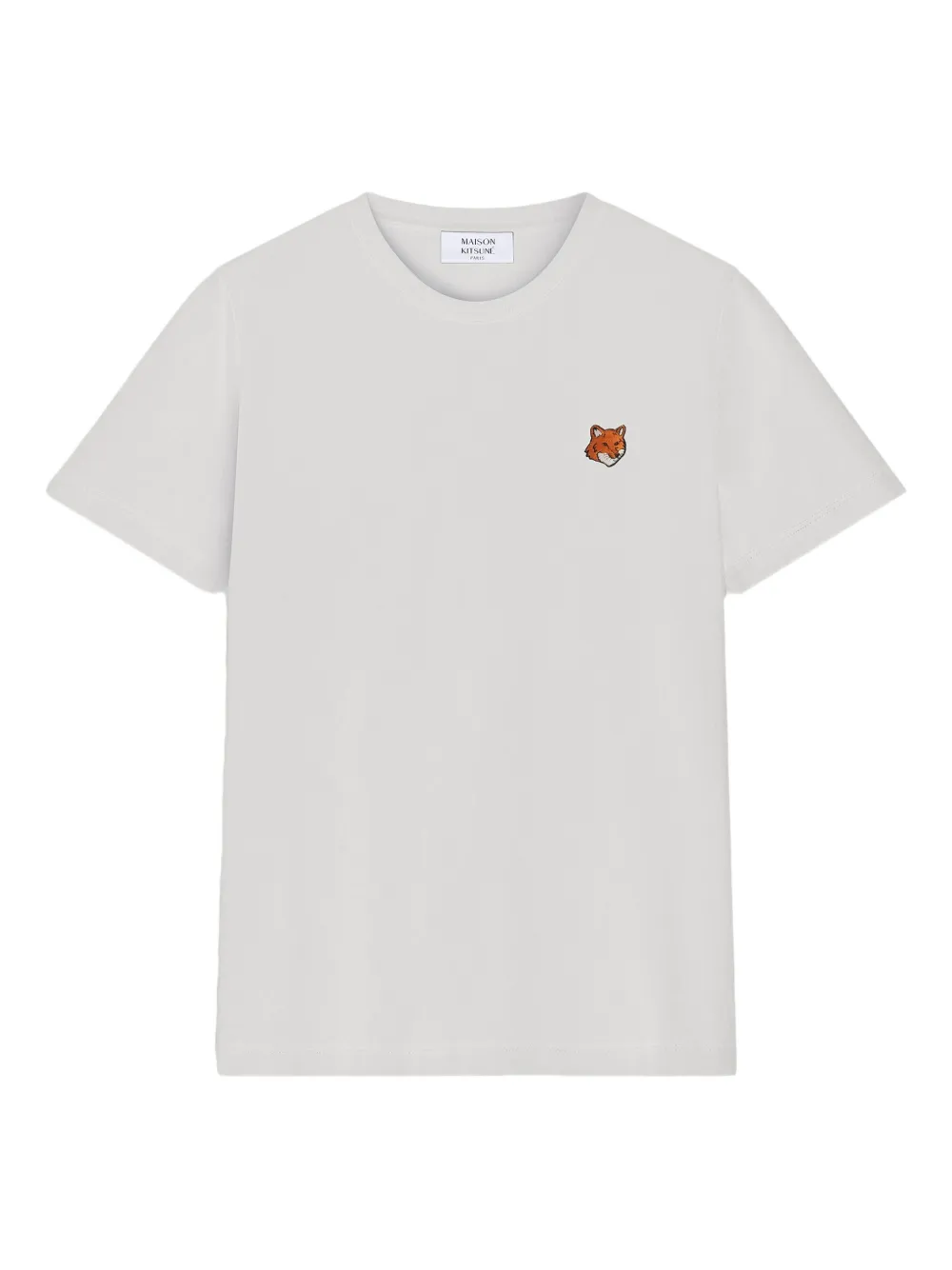 Maison Kitsuné Fox Head 贴花T恤 | 白色 | Image 1