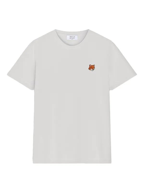 MAISON KITSUNE' - coco Maison Kitsuné Camiseta Com Patch De Raposa | Branco | FARFETCH BR