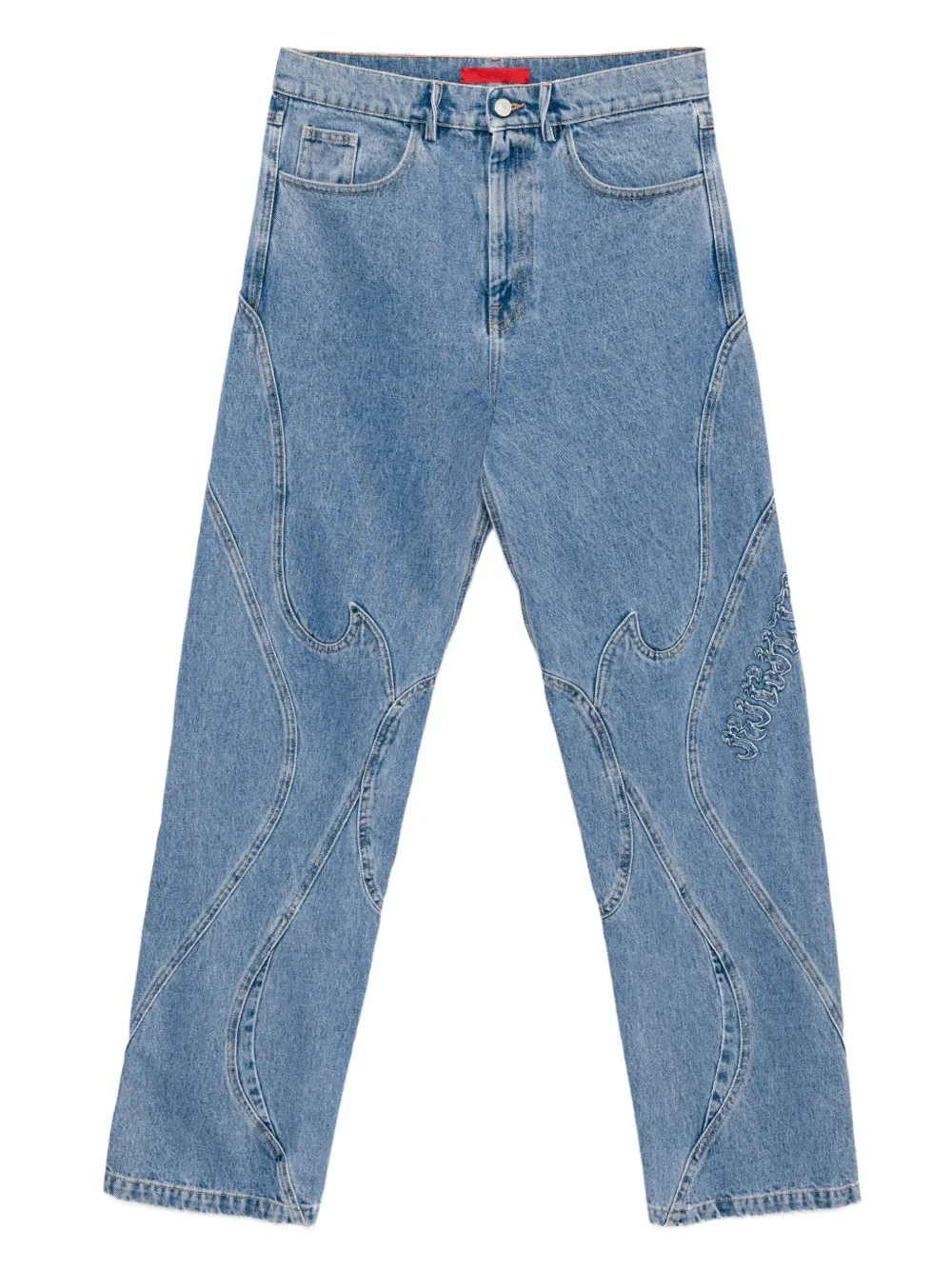 KUSIKOHC panelled jeans | Blue | Image 1