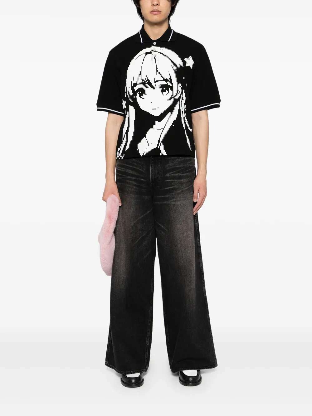 Ashley Williams manga-print polo shirt | Women | Image 2