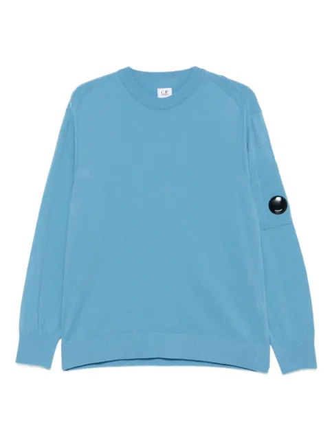 C.P. Company Maglione in lana con applicazione Lens