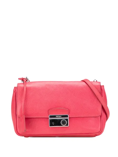 Prada Pre-Owned 2013-2020 Saffiano Sound Lock crossbody bag
