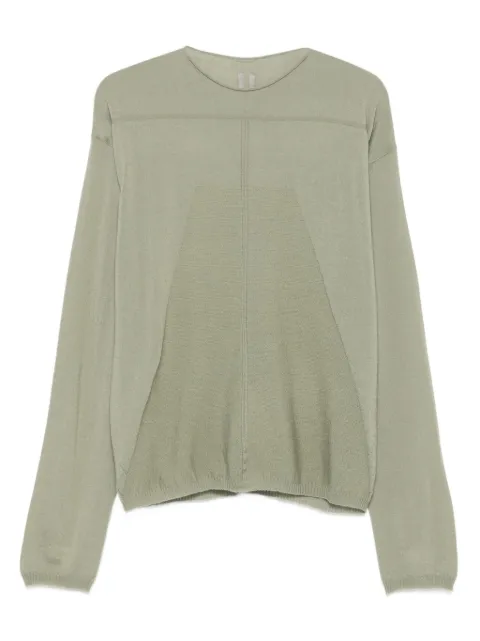 Rick Owens panelled wool sweater