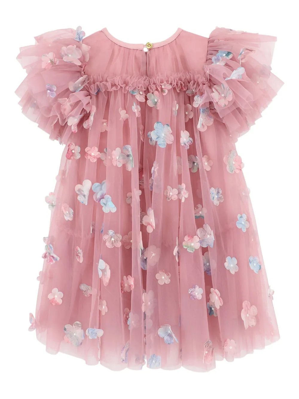 ANGEL'S FACE KIDS flower-embellished ruffled dress | Girls Party & Special Occasion Dresses | Image 2