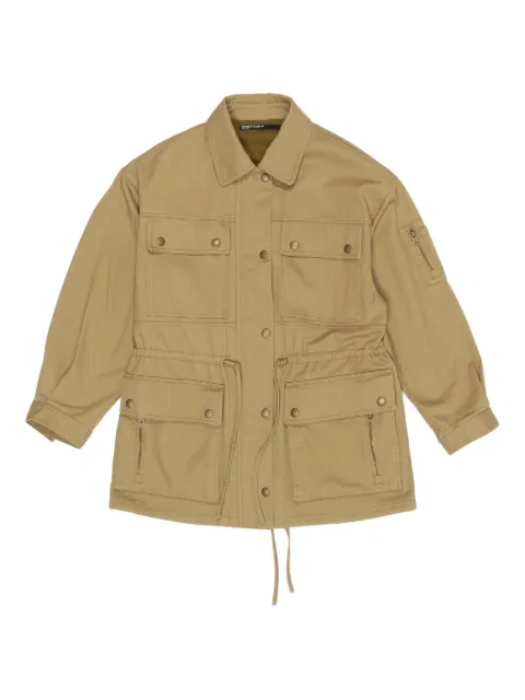 Bimba y Lola drawstring-waist flap-pocket jacket