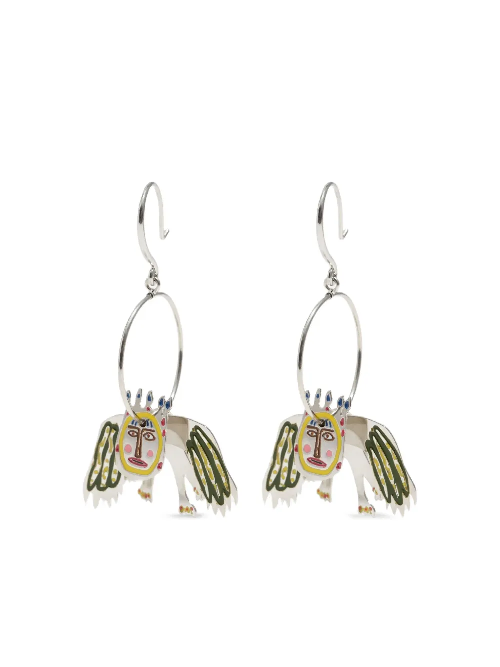 Bimba y Lola フープピアス - シルバートーン Bimba y Lola フープピアス - シルバートーン