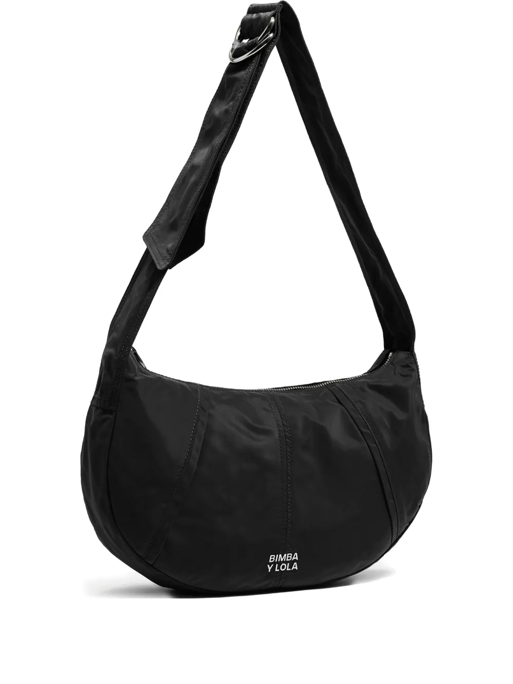 Bimba Y Lola Small Moon Bag In Black