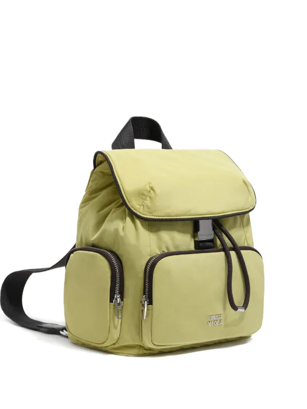 Bimba y Lola Medium multi-pocket Backpack Green FARFETCH IN