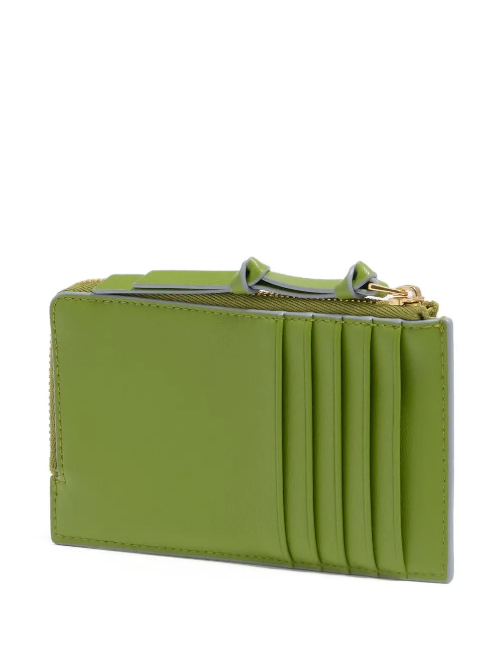 Bimba y Lola leather zip purse - Groen